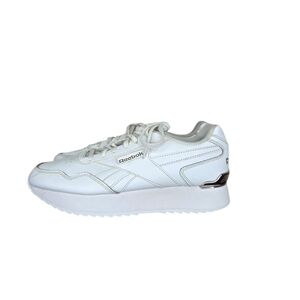 Reebok Classic Harman Run Women's Shoes Low Top White-Silver Metallic Size 8.5